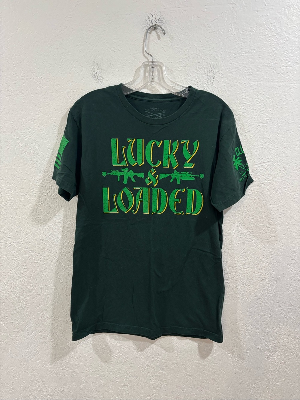 Men’s Grunt Style Patriotic “Lucky” T-shirt
